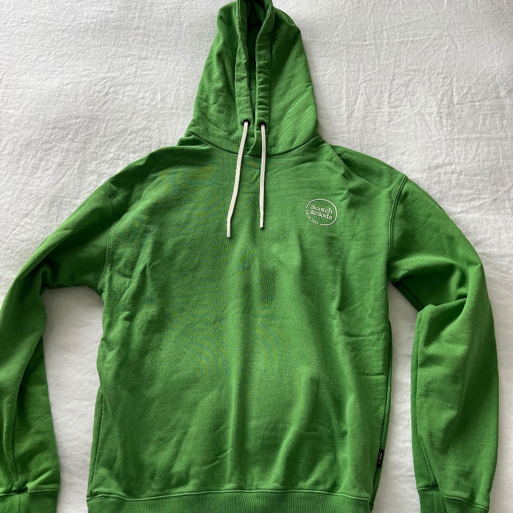 Scotch and Soda Kelly Green LS Pullover Hoodie